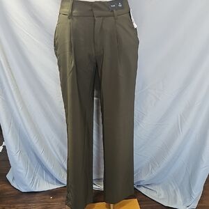 Maurices Olive Green High Rise Trousers